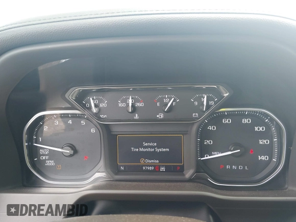 2019 GMC Sierra 1500 SLT z VIN 1GTU9DED1KZ193901, wystawiony jako IAAI lot #42096613 z przebiegiem 97 989 mil mil oraz . Historia ofert i sprzedaży dostępna na DreamBid. Obrazek 7.