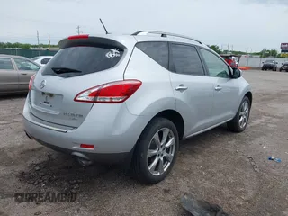 2013 Nissan Murano SV with VIN JN8AZ1MW9DW305213, listed as a IAAI auction lot 42160736 with 166,178 mi miles. Bid and sale history available at carsss.com. Image 4.