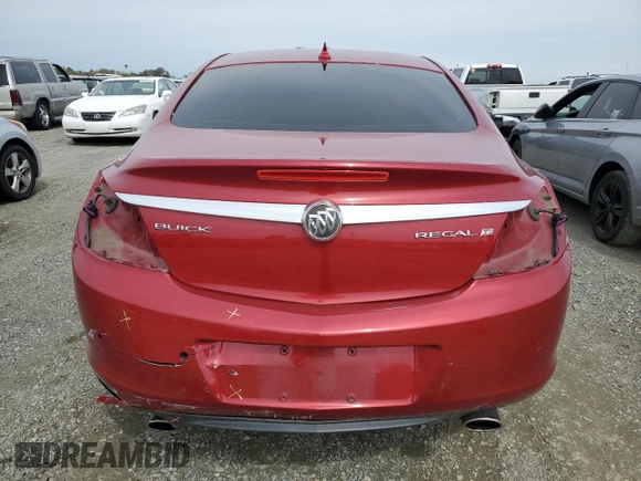 2012 Buick Regal Turbo Premium 1 z VIN 2G4GS5EV4C9202713, wystawiony jako Copart lot #49727805 z przebiegiem 146 393 mil mil oraz Szkoda całkowita • Salvage title. Historia ofert i sprzedaży dostępna na DreamBid. Obrazek 6.