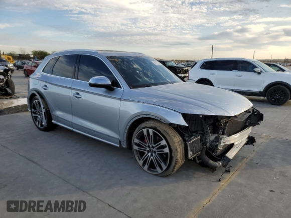 2018 Audi SQ5 Premium Plus with VIN WA1A4AFY2J2119969, listed as a Copart auction lot 69327482 with 57,897 mi miles. Bid and sale history available at carsss.com. Image 4.