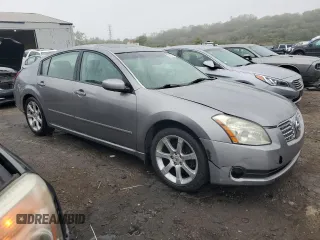 2007 Nissan Maxima 3.5 SE with VIN 1N4BA41E47C820572, listed as a Copart auction lot 72923084 with 202,750 mi miles and Salvage Title. Bid and sale history available at carsss.com. Image 4.