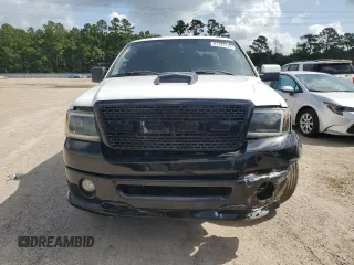 2007 Ford F-150 XLT with VIN 1FTPW12V27KD37683, listed as a Copart auction lot 61747115 with 189,674 mi miles and Salvage title. Bid and sale history available at DreamBid. Image 5.