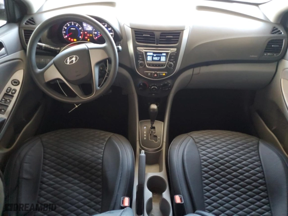 2017 Hyundai Accent SE with VIN KMHCT4AE6HU178954, listed as a Copart auction lot 51526635 with 122,093 mi miles and Salvage Title. Bid and sale history available at carsss.com. Image 8.
