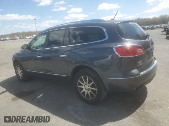 2014 Buick Enclave Leather with VIN 5GAKRBKDXEJ101270, listed as a Copart auction lot 52105975 with 107,584 mi miles and Salvage Title. Bid and sale history available at DreamBid. Image 2.