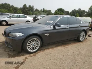 2012 BMW 5 Series 535i xDrive z VIN WBAFU7C5XCDU62428, wystawiony jako Copart lot #58830585 z przebiegiem 120 884 mil mil oraz Szkoda całkowita • Salvage title. Historia ofert i sprzedaży dostępna na DreamBid. Obrazek 1.