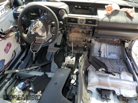 2019 Lexus IS 300 with VIN JTHC81D24K5038195, listed as a Copart auction lot 52734745 with Not Provided miles and Salvage Title. Bid and sale history available at DreamBid. Image 8.
