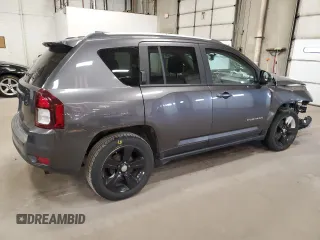 2017 Jeep Compass Sport with VIN 1C4NJCBA9HD146346, listed as a Copart auction lot 52344825 with 144,097 mi miles and Salvage Title. Bid and sale history available at DreamBid. Image 3.
