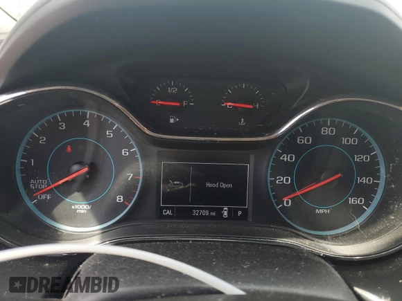 2018 Chevrolet Cruze LS with VIN 1G1BC5SM9J7214287, listed as a Copart auction lot 54958255 with 32,709 mi miles and Salvage Title. Bid and sale history available at DreamBid. Image 9.
