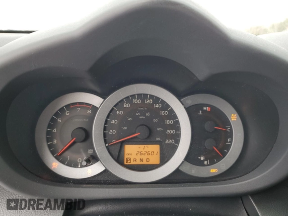 2010 Toyota RAV4 Sport with VIN 2T3RF4DV9AW041582, listed as a Copart auction lot 42402725 with 262,601 mi miles and Salvage Title. Bid and sale history available at carsss.com. Image 9.