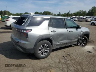 2025 Chevrolet Equinox FWD LT with VIN 3GNAXHEG1SL205294, listed as a Copart auction lot 54738255 with 6,029 mi miles and Clean Title. Bid and sale history available at DreamBid. Image 3.