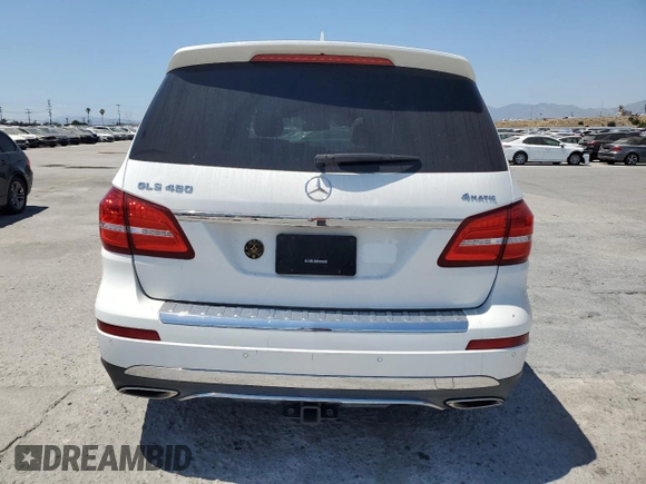2019 Mercedes-Benz GLS 450 with VIN 4JGDF6EE9KB222613, listed as a Copart auction lot 59233025 with 73,660 mi miles and Salvage title. Bid and sale history available at DreamBid. Image 6.