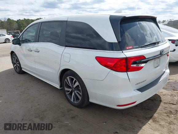 2022 Honda Odyssey Touring with VIN 5FNRL6H84NB062604, listed as a IAAI auction lot 41724006 with 41,351 mi miles and . Bid and sale history available at DreamBid. Image 3.