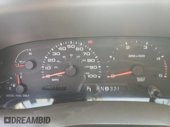 2003 Ford Super Duty F-250 XL with VIN 1FTNW21PX3EC12326, listed as a Copart auction lot 61341664 with 172,113 mi miles and Salvage Title. Bid and sale history available at carsss.com. Image 9.