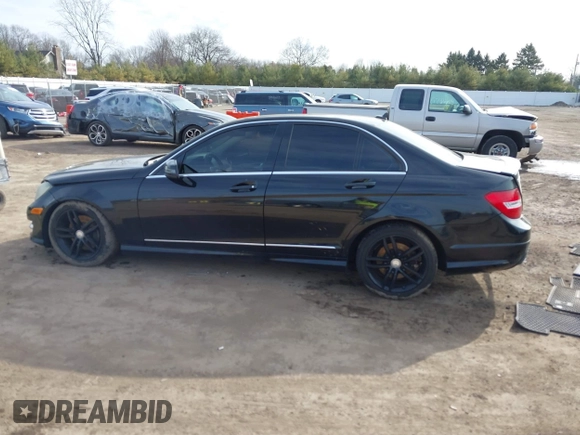 2013 Mercedes-Benz C 300 Sport with VIN WDDGF8AB9DR283467, listed as a IAAI auction lot 41870070 with 114,068 mi miles and . Bid and sale history available at carsss.com. Image 13.