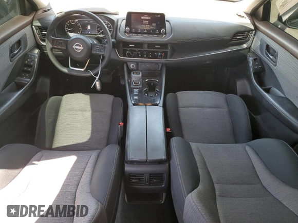 2022 Nissan Rogue S with VIN 5N1BT3AA3NC709144, listed as a Copart auction lot 56034605 with 56,104 mi miles and Salvage title. Bid and sale history available at DreamBid. Image 8.