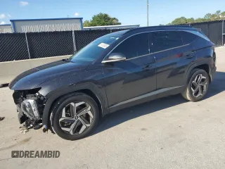 2022 Hyundai Tucson Limited with VIN 5NMJE3AE4NH059299, listed as a Copart auction lot 61130805 with 42,417 mi miles and Salvage title. Bid and sale history available at DreamBid. Image 1.