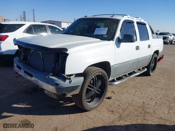 2003 Chevrolet Avalanche with VIN 3GNEC13T83G291671, listed as a IAAI auction lot 41492745 with 185,482 mi miles. Bid and sale history available at carsss.com. Image 19.