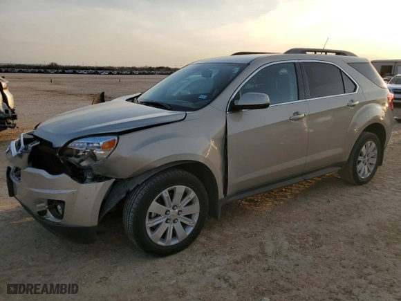 2011 Chevrolet Equinox LT w/2LT with VIN 2CNFLPE59B6458141, listed as a Copart auction lot 44502575 with 59,707 mi miles and Salvage Title. Bid and sale history available at carsss.com. Image 1.