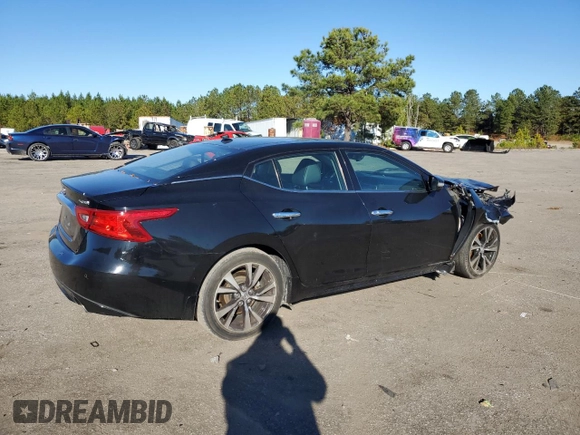2018 Nissan Maxima SR with VIN 1N4AA6AP0JC403160, listed as a Copart auction lot 82152374 with 85,409 mi miles and Salvage Title. Bid and sale history available at carsss.com. Image 3.