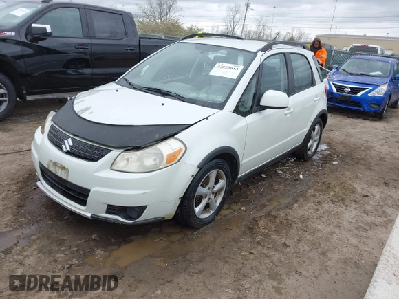 2007 Suzuki SX4 with VIN JS2YB413375110637, listed as a IAAI auction lot 42023013 with 226,585 mi miles. Bid and sale history available at carsss.com. Image 2.