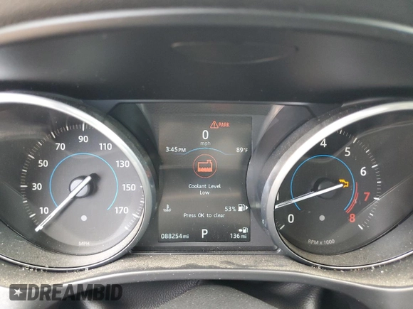 2017 Jaguar F-Pace 35t Premium with VIN SADCJ2BV8HA065705, listed as a Copart auction lot 66536015 with 88,254 mi miles and Clean title. Bid and sale history available at DreamBid. Image 9.