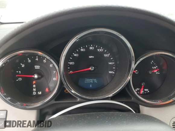 2011 Cadillac CTS with VIN 1G6DM1ED4B0123863, listed as a Copart auction lot 46933955 with 133,346 mi miles and Salvage Title. Bid and sale history available at DreamBid. Image 9.