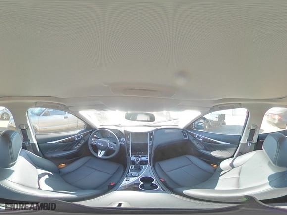 2019 Infiniti Q50 3.0t LUXE with VIN JN1EV7AP2KM519027, listed as a Copart auction lot 46466795 with 3,367 mi miles and Salvage Title. Bid and sale history available at carsss.com. Image 13.