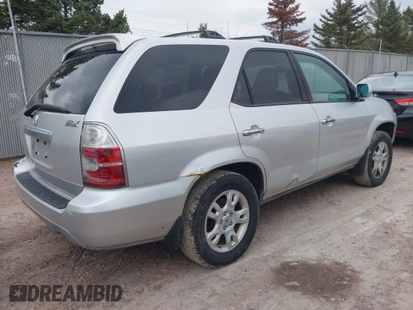 2005 Acura MDX Touring with VIN 2HNYD18765H526421, listed as a IAAI auction lot 42080034 with 276,689 mi miles. Bid and sale history available at carsss.com. Image 4.
