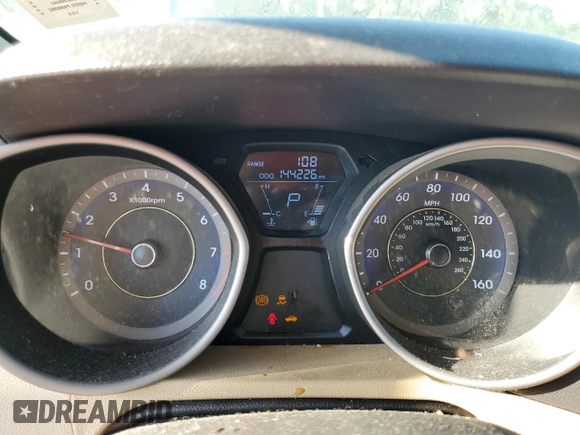2012 Hyundai Elantra GLS z VIN KMHDH4AE6CU468500, wystawiony jako Copart lot #58522235 z przebiegiem 144 226 mil mil oraz Szkoda całkowita • Salvage title. Historia ofert i sprzedaży dostępna na DreamBid. Obrazek 9.