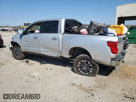 2018 Nissan Titan SV z VIN 1N6AA1EJ6JN542729, wystawiony jako Copart lot #52312035 z przebiegiem Nie podano mil oraz Szkoda całkowita • Salvage title. Historia ofert i sprzedaży dostępna na DreamBid. Obrazek 2.