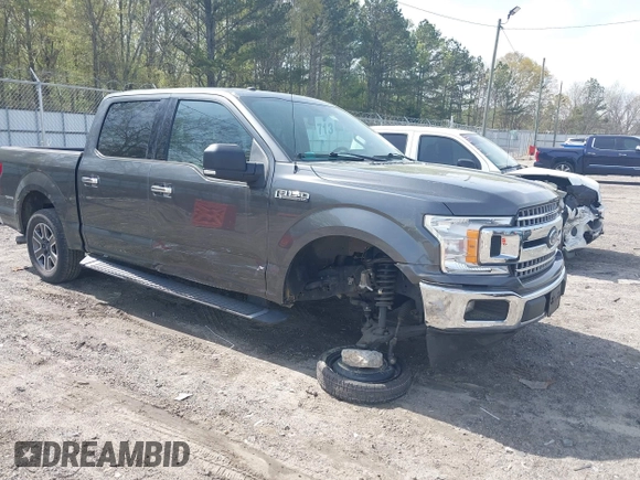 2018 Ford F-150 XL with VIN 1FTEW1CP2JFB50015, listed as a IAAI auction lot 41938177 with 248,137 mi miles and . Bid and sale history available at DreamBid. Image 1.