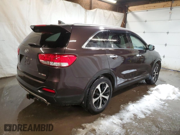 2017 Kia Sorento EX with VIN 5XYPHDA1XHG252950, listed as a Copart auction lot 87718275 with 71,058 mi miles and Salvage Title. Bid and sale history available at carsss.com. Image 3.