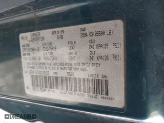 1999 Dodge Ram 1500 with VIN 3B7HF13Z7XG118165, listed as a IAAI auction lot 41385547 with 1 mi miles. Bid and sale history available at carsss.com. Image 9.