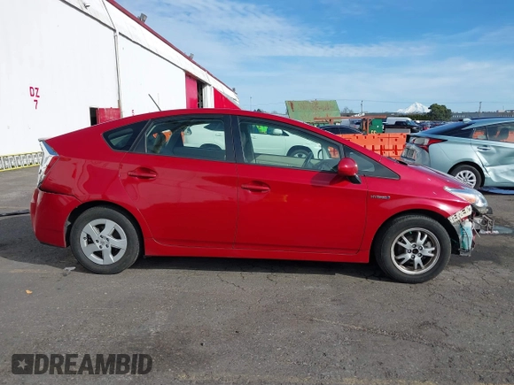 2011 Toyota Prius I with VIN JTDKN3DU3B5316961, listed as a IAAI auction lot 41667722 with 171,467 mi miles. Bid and sale history available at carsss.com. Image 14.