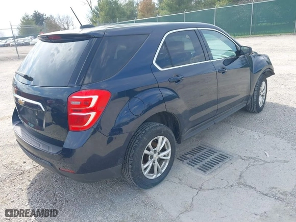 2017 Chevrolet Equinox LS with VIN 2GNFLEEK6H6208063, listed as a IAAI auction lot 41879944 with 155,263 mi miles. Bid and sale history available at carsss.com. Image 4.