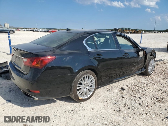 2013 Lexus GS 350 with VIN JTHBE1BL0D5017606, listed as a Copart auction lot 73057324 with 55,507 mi miles and Salvage Title. Bid and sale history available at carsss.com. Image 3.