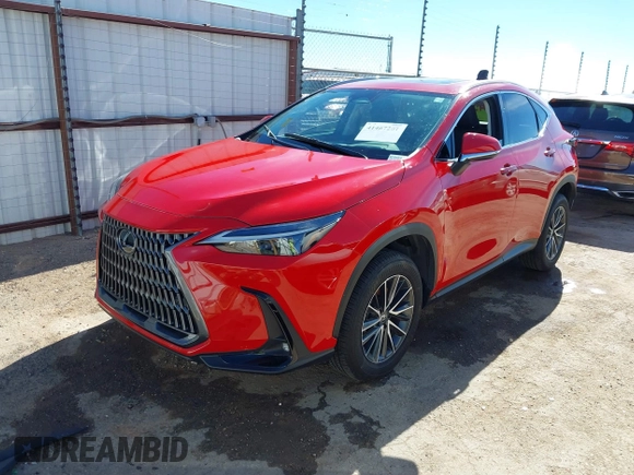 2024 Lexus NX with VIN 2T2GGCEZXRC044024, listed as a IAAI auction lot 41467201 with 11,334 mi miles. Bid and sale history available at carsss.com. Image 2.