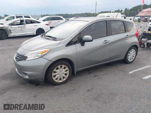 2014 Nissan Note S Plus z VIN 3N1CE2CPXEL402849, wystawiony jako IAAI lot #42663462 z przebiegiem 147 216 mil mil oraz . Historia ofert i sprzedaży dostępna na DreamBid. Obrazek 2.