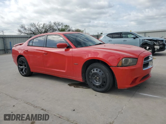 2013 Dodge Charger RT with VIN 2C3CDXDT7DH726779, listed as a Copart auction lot 49653155 with 146,185 mi miles and Salvage Title. Bid and sale history available at carsss.com. Image 4.