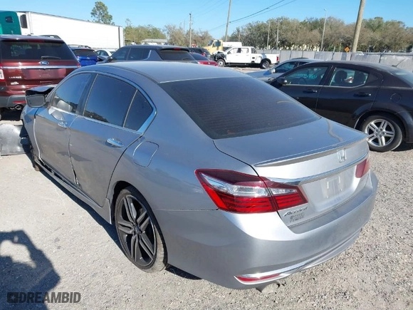 2017 Honda Accord Sedan Sport with VIN 1HGCR2F5XHA278381, listed as a IAAI auction lot 41732084 with 77,077 mi miles. Bid and sale history available at carsss.com. Image 3.