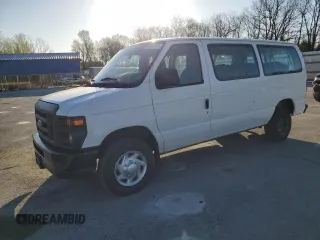 2011 Ford Econoline Passenger XL z VIN 1FBNE3BL1BDA42340, wystawiony jako Copart lot #52825105 z przebiegiem 142 264 mil mil oraz Czysty tytuł • Clean title. Historia ofert i sprzedaży dostępna na DreamBid. Obrazek 1.