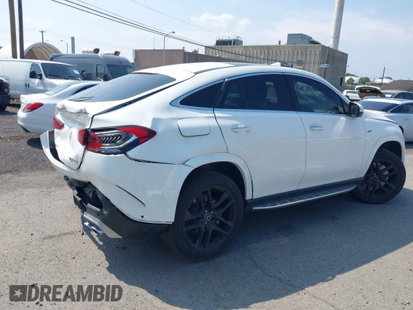 2021 Mercedes-Benz GLE 53 AMG with VIN 4JGFD6BB6MA250046, listed as a IAAI auction lot 42667803 with 65,199 mi miles and . Bid and sale history available at DreamBid. Image 4.