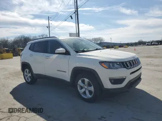 2020 Jeep Compass Latitude with VIN 3C4NJCBB6LT153119, listed as a Copart auction lot 50141465 with 67,422 mi miles and Salvage Title. Bid and sale history available at carsss.com. Image 4.