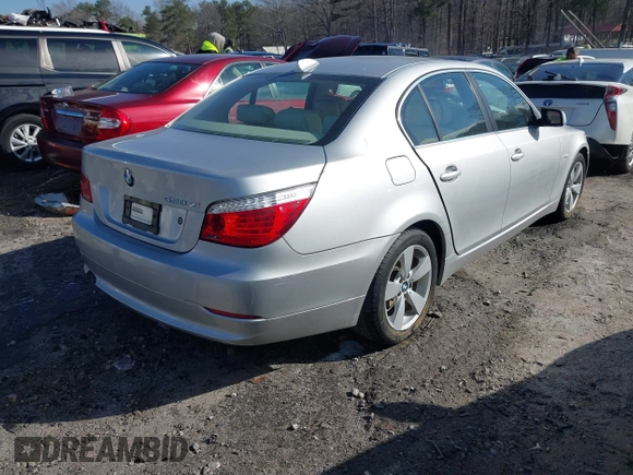 2008 BMW 5 Series 528xi with VIN WBANV13528CZ57466, listed as a IAAI auction lot 41638686 with 152,057 mi miles and . Bid and sale history available at carsss.com. Image 4.