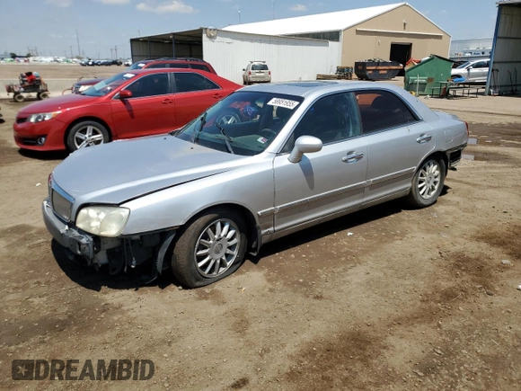 2004 Hyundai XG z VIN KMHFU45E64A320817, wystawiony jako Copart lot #58951955 z przebiegiem 179 978 mil mil oraz Nie do naprawy • Non repairable. Historia ofert i sprzedaży dostępna na DreamBid. Obrazek 1.