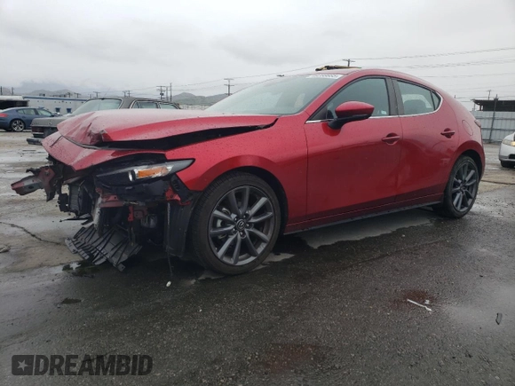 2020 Mazda Mazda3 Hatchback with VIN JM1BPALM5L1158602, listed as a Copart auction lot 49288685 with 32,445 mi miles and Salvage Title. Bid and sale history available at carsss.com. Image 1.