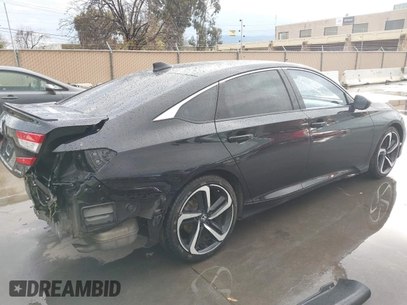 2018 Honda Accord Sedan Sport 1.5T with VIN 1HGCV1F3XJA198718, listed as a IAAI auction lot 41772799 with 120,475 mi miles. Bid and sale history available at carsss.com. Image 4.