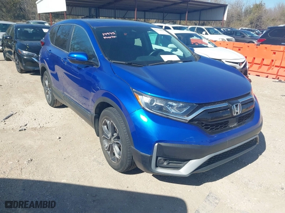 2022 Honda CR-V EX-L with VIN 7FARW1H84NE011442, listed as a IAAI auction lot 41774434 with 58,387 mi miles. Bid and sale history available at carsss.com. Image 1.