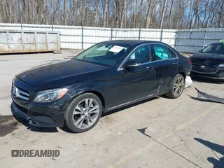 2017 Mercedes-Benz C 300 with VIN 55SWF4KB7HU184461, listed as a IAAI auction lot 41761593 with 55,161 mi miles and . Bid and sale history available at carsss.com. Image 22.