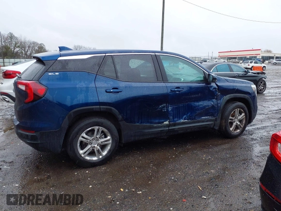 2022 GMC Terrain SLE with VIN 3GKALMEV9NL210179, listed as a IAAI auction lot 41759554 with 106,454 mi miles. Bid and sale history available at carsss.com. Image 13.